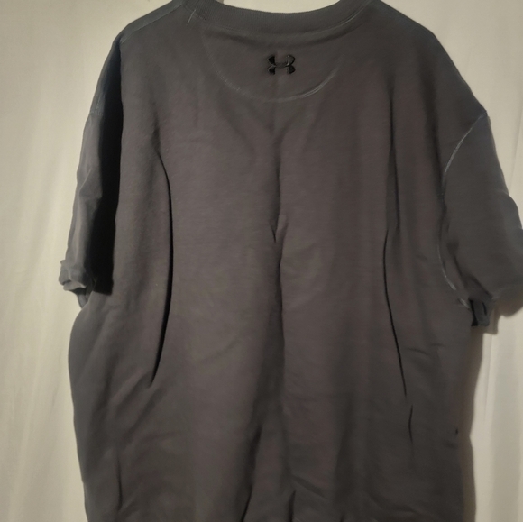 Under Armour Project Rock Graphic Cutoff Gray Eagle Crewneck Sz 2XL 1367037 010 - Picture 2 of 5